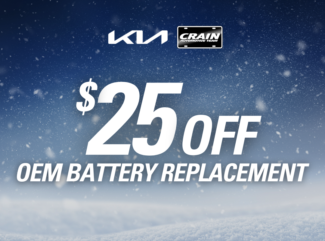 $25 Off OEM Battery Replacement