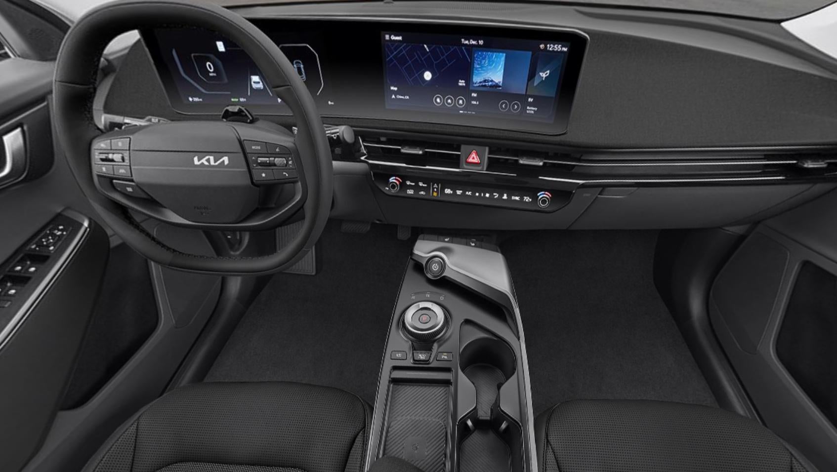2026 Kia EV6 interior at Crain Kia of Fort Smith