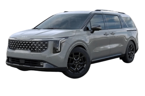 Grey 2026 Kia Carnival MPV at Crain Kia of Fort Smith at Fort Smith, AR Kia Dealership