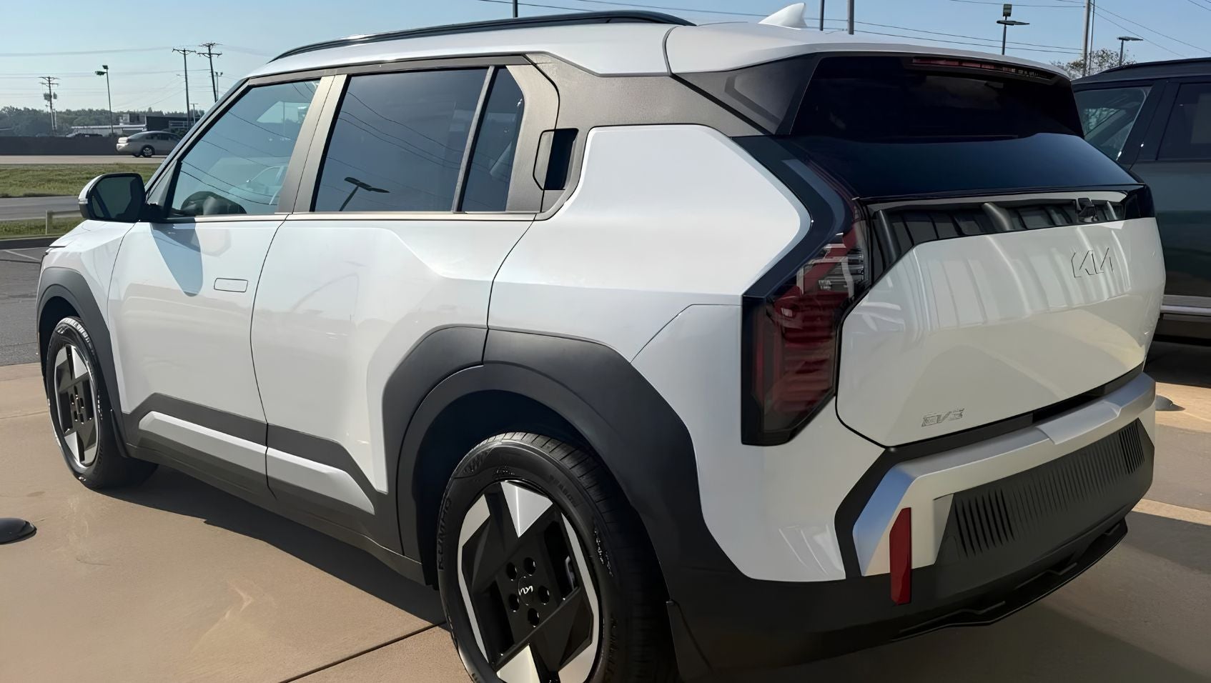 2027 Kia EV3 rear at Crain Kia of Fort Smith